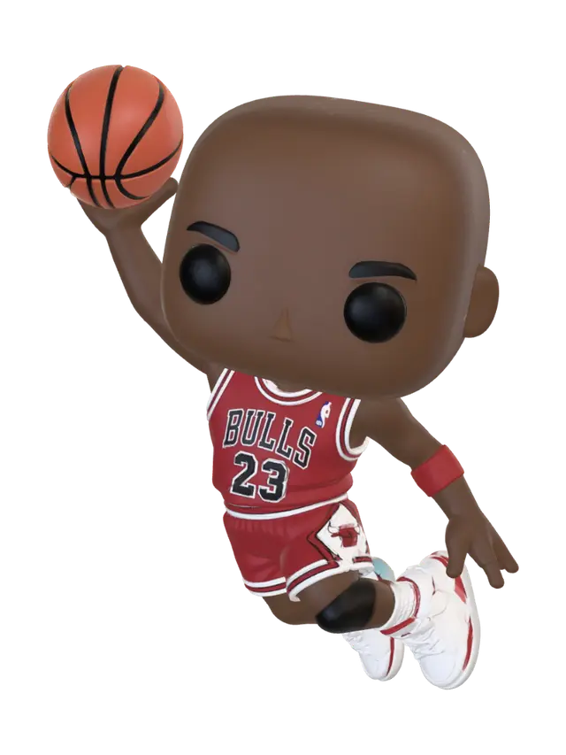 Dunking Funko Pop - Dunk-3D-modell, genererad av AI