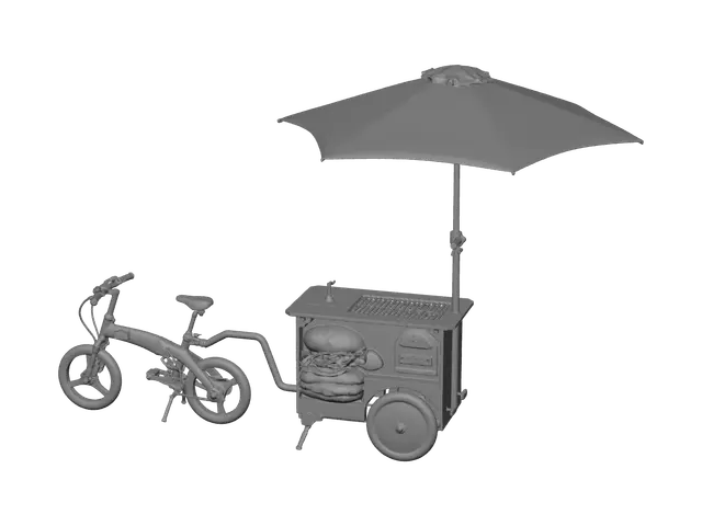 3D model for Foodcart