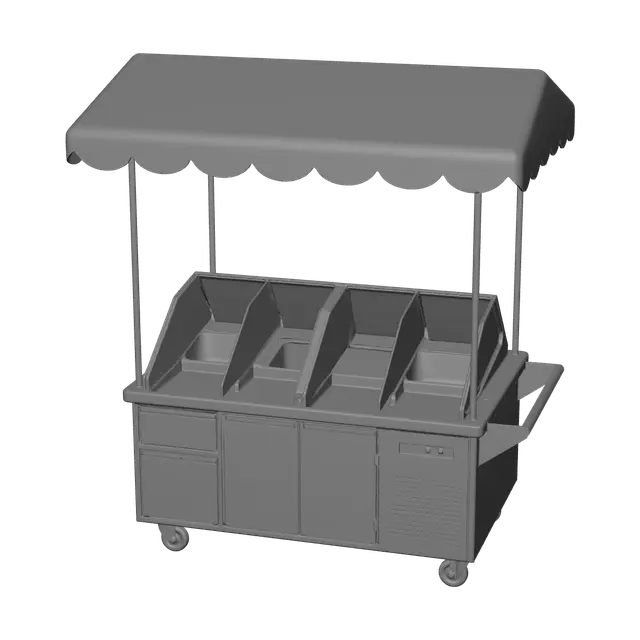 3D model for Weathered Foodcart