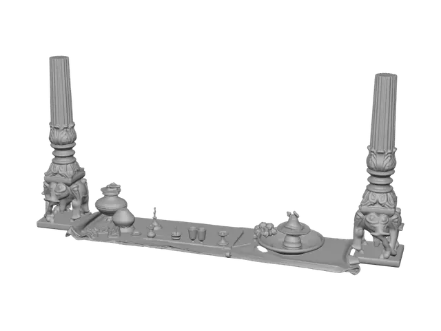 3D model for Golden Om Sanctuary