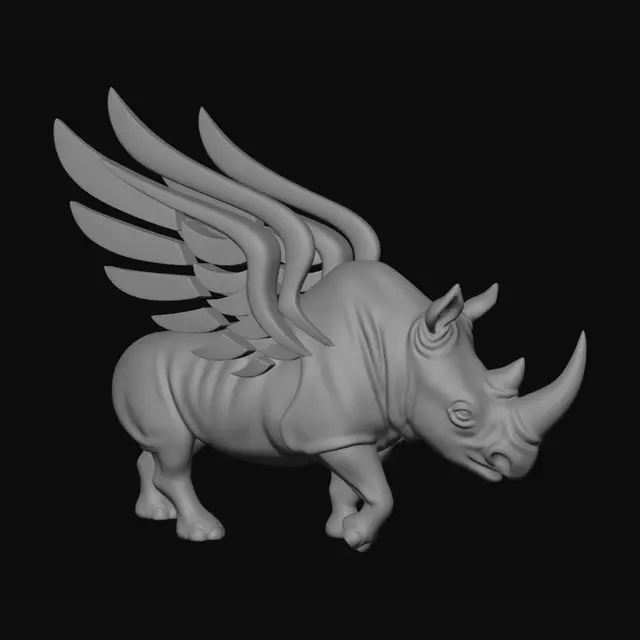 Free Rhino 3D Models - Download Instantly | Meshy
