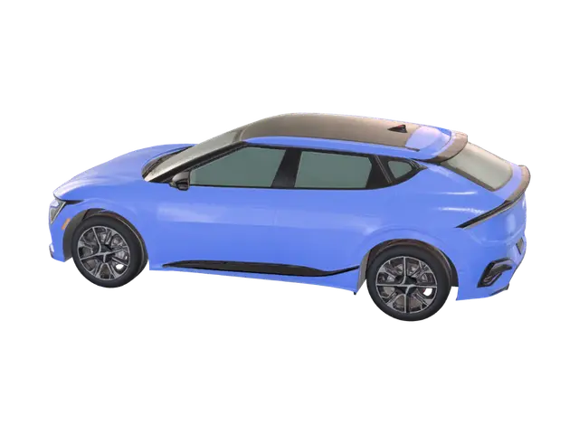 2026 Kia EV6 - Ev 3D model, vytvořený pomocí AI