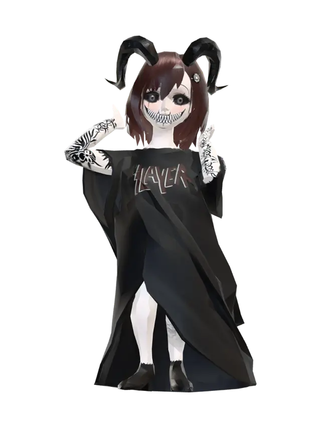 3D model for Horned Grin
