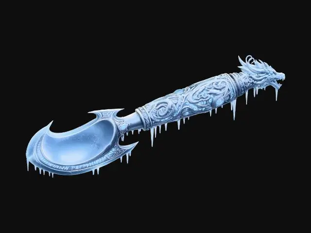 3D model for A mythical ceremonial ice cream Scoop Scythe