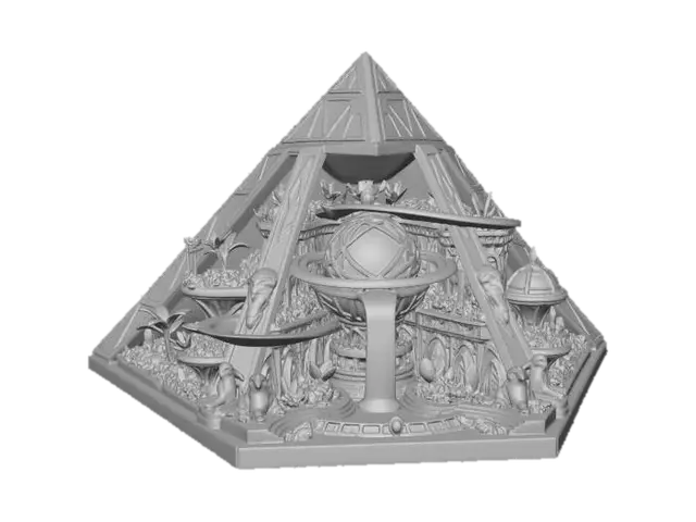 3D model for The Celestial Axis Quantum Garden Arcade