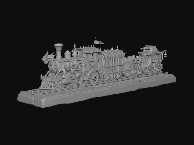 3D model for Dragonhead Steam Locomotive