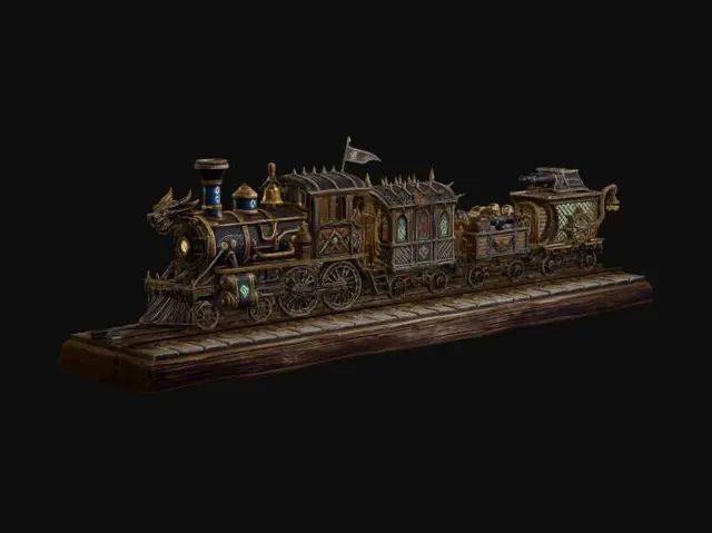 3D model for Dragonhead Steam Locomotive