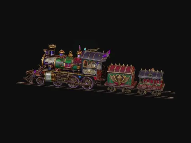 3D model for Embercrest Dragon Steam Engine