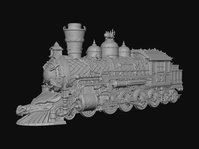 3D model for Dragonhead Steam Locomotive