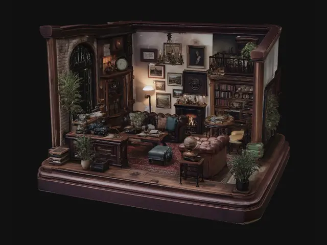 3D model for Victorian Parlor Diorama