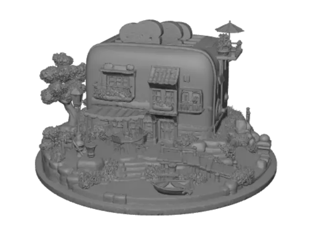 3D model for Toaster House by the Brook