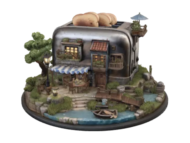 3D model for Toaster House by the Brook