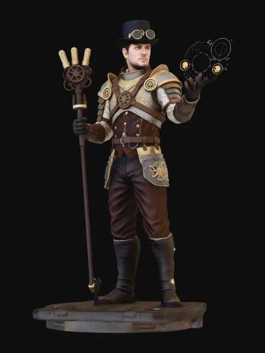 3D model for Steampunk Illusionist