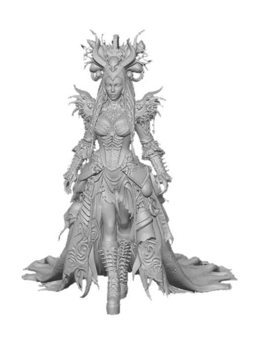 3D model for Empress of the Dark Relics weird Gothic Barok Fashiion style , #EasterEgg2026#