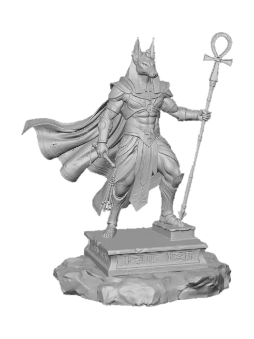 3D model for Astral Anubis Statue