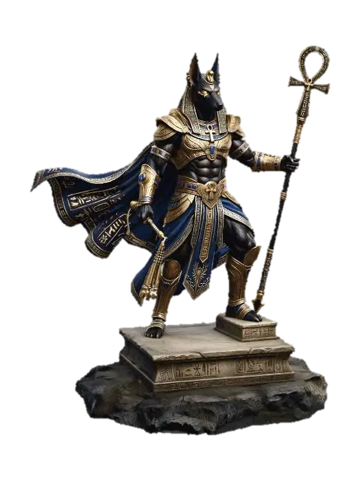 3D model for Astral Anubis Statue