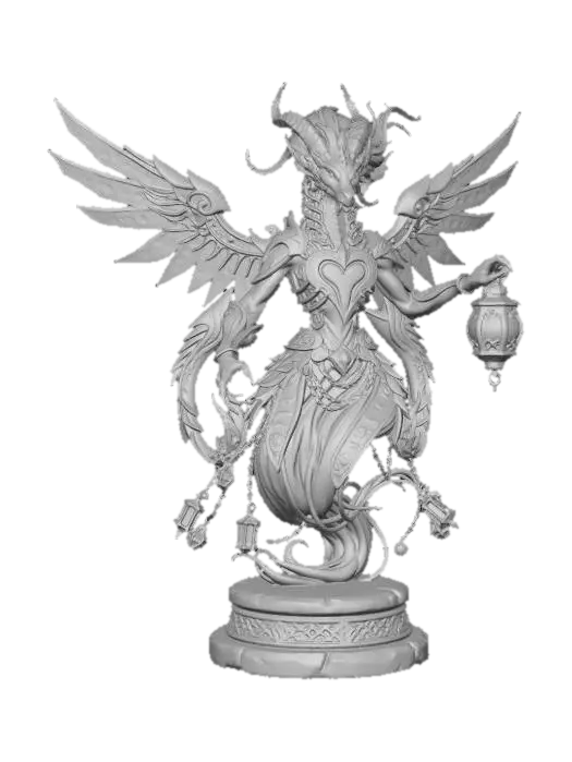 3D model for Lanternwing - Aurelanth the Luminarch