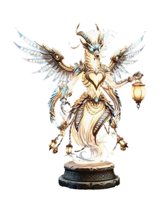 3D model for Lanternwing - Aurelanth the Luminarch