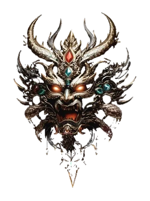 3D model for Infernal Dragon Mask