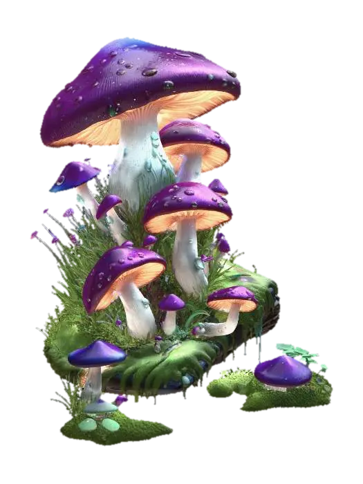 3D model for Luminescent Mushroom Grove