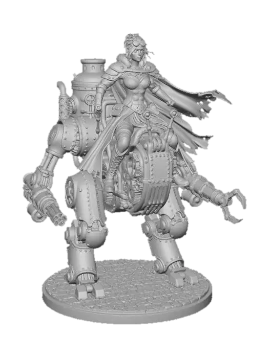 3D model for Clockwork Machina Lady
