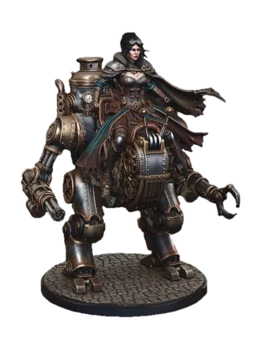 3D model for Clockwork Machina Lady