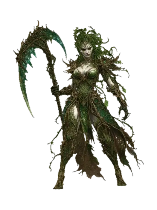 Plant Monster - Stoic 3D model, vytvořený pomocí AI
