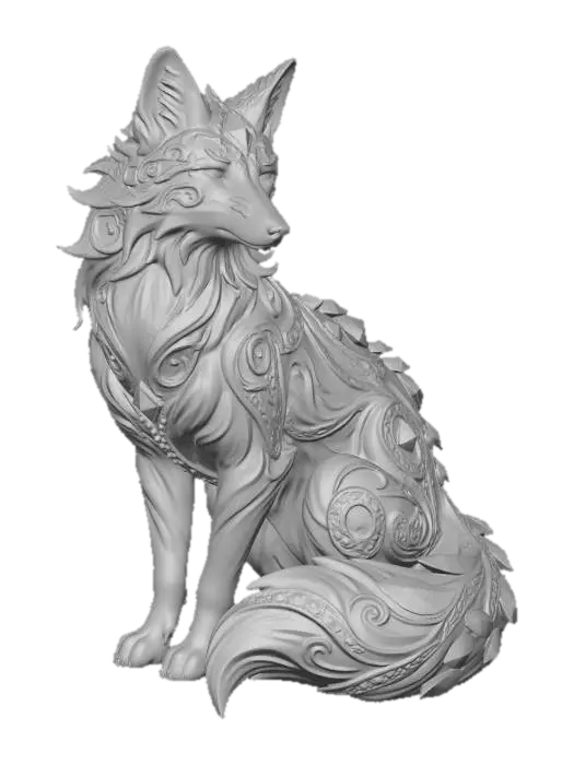 3D model for Gilded Jewel Fox