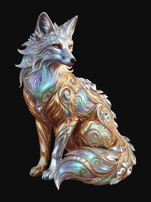 3D model for Gilded Jewel Fox