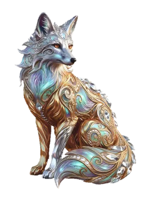 3D model for Gilded Jewel Fox