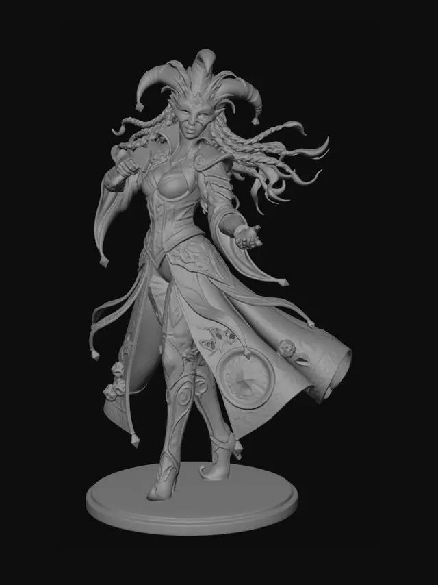 3D model for The Velvet Gambler