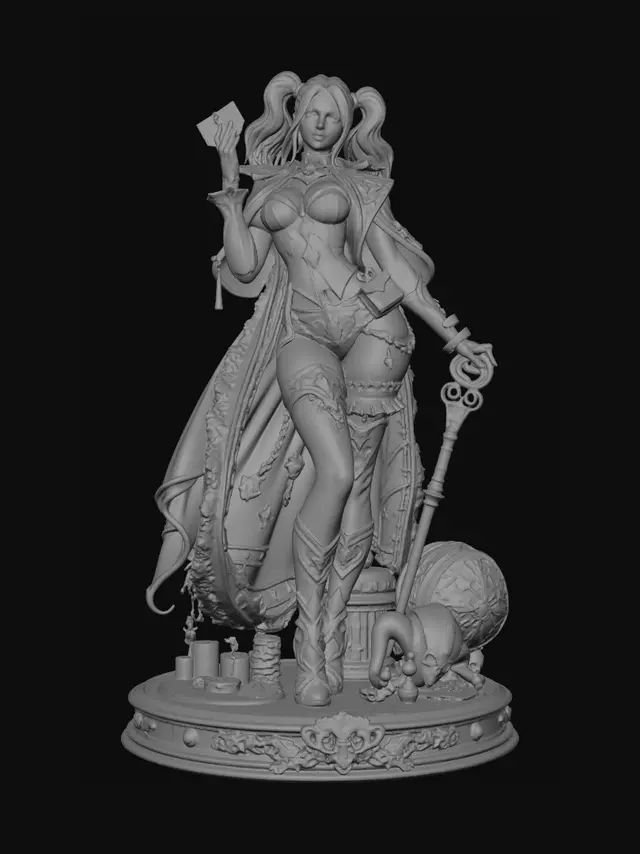 3D model for Crimson Harlequin Gambit