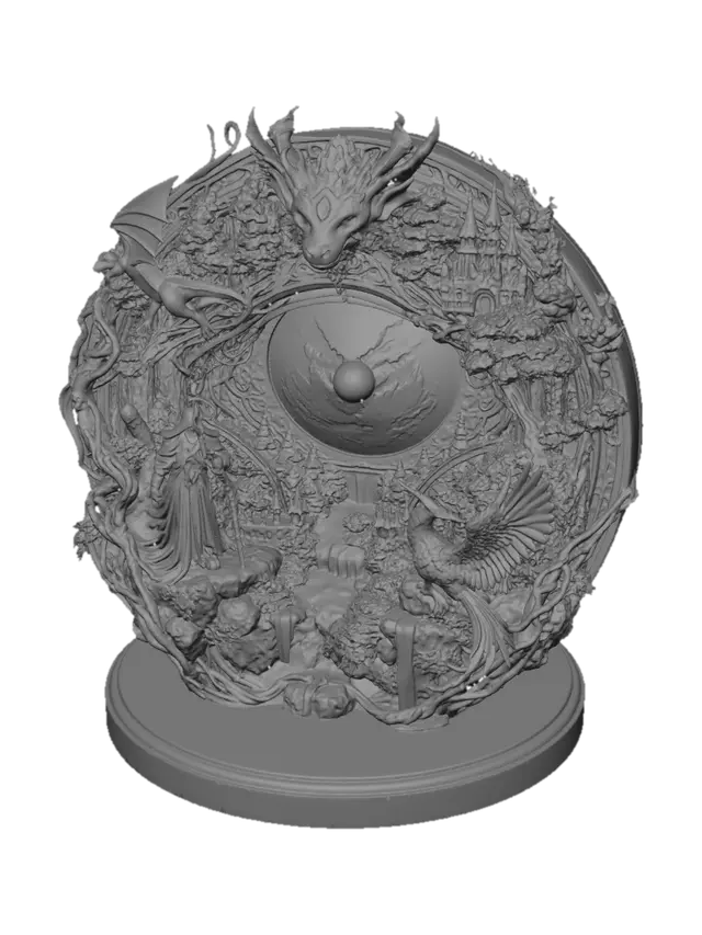3D model for magic eye diorama