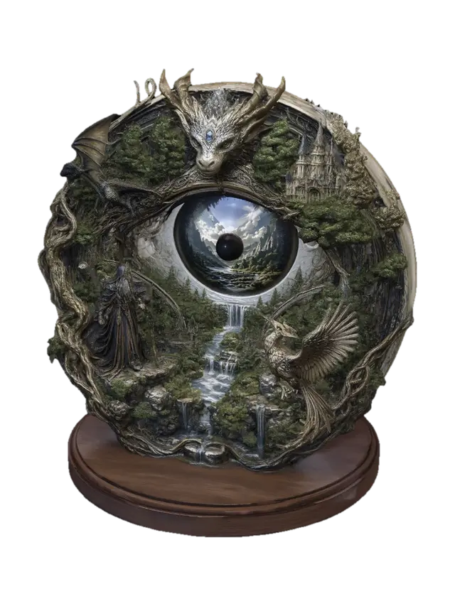 3D model for magic eye diorama