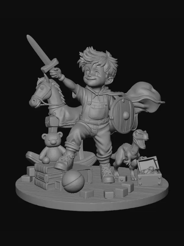 3D model for The Little Knight's Quest