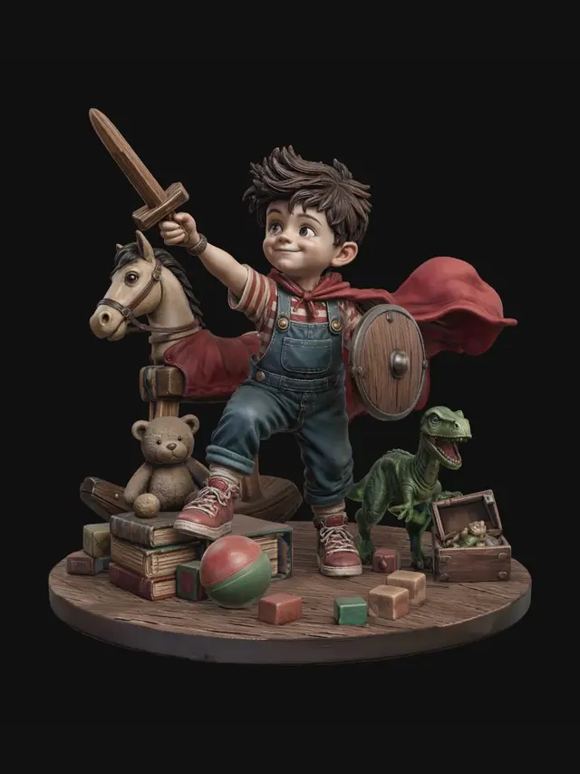 3D model for The Little Knight's Quest