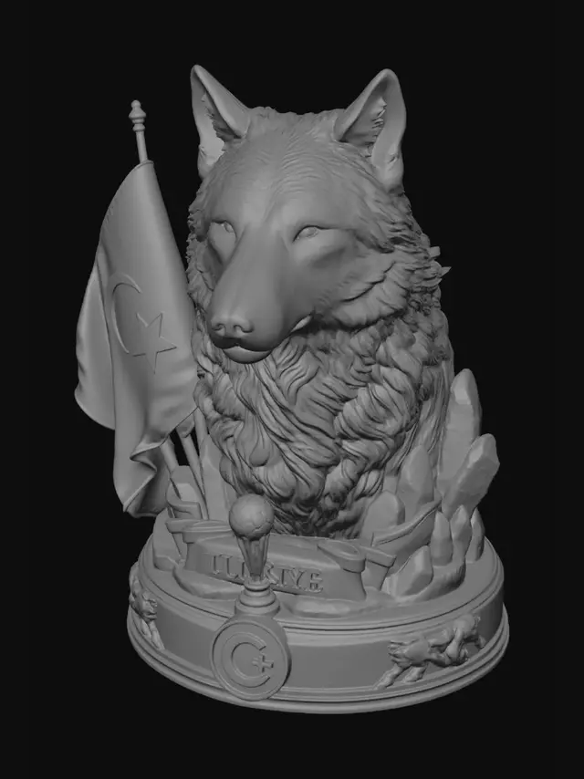 3D model for Bozkurt of Türkiye