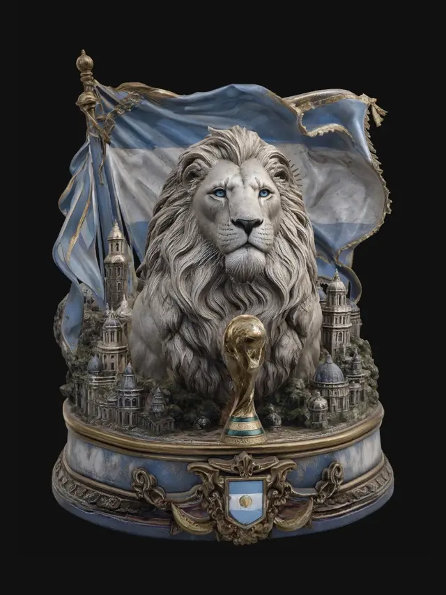 3D model for Argentine Lion