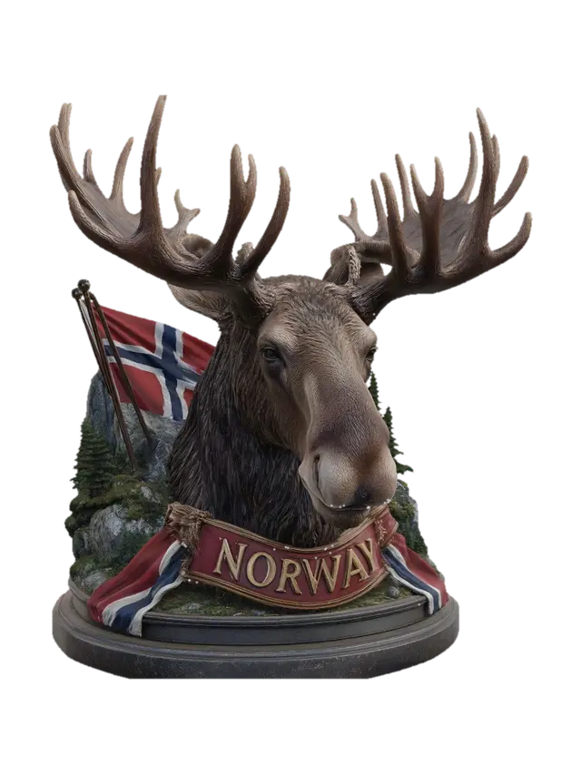 Norway's Forest Guardian-3D-modell, genererad av AI