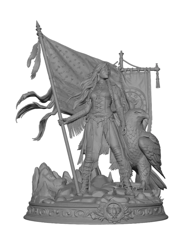 3D model for Spirit of Freedom – Independence Day Edition