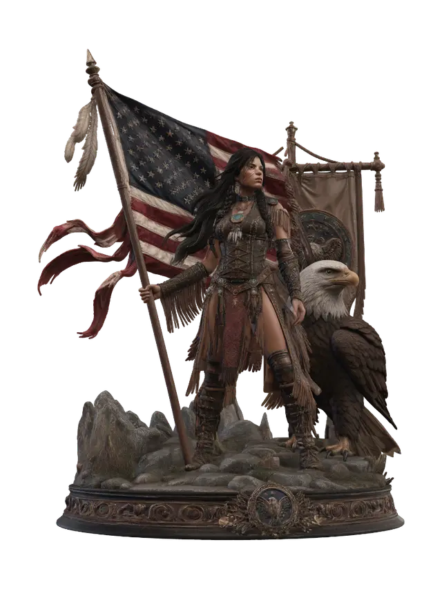 3D model for Spirit of Freedom – Independence Day Edition