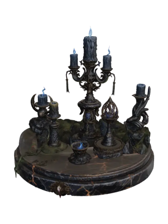3D model for Abyssal Altar of Blue Flames