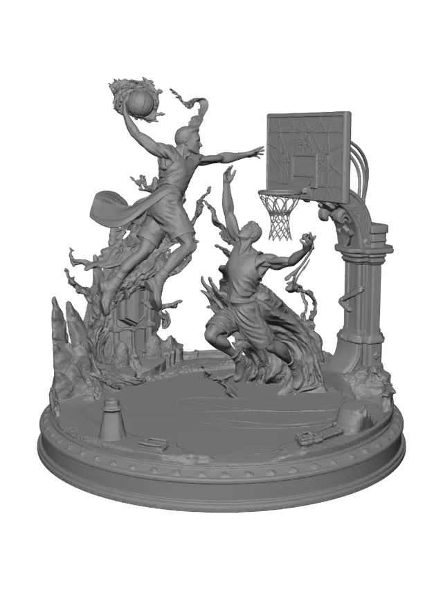 3D model for Fire and Ice Dunk Duel