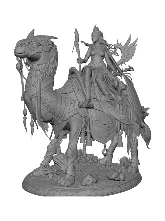 3D model for Empress of the Golden Camel