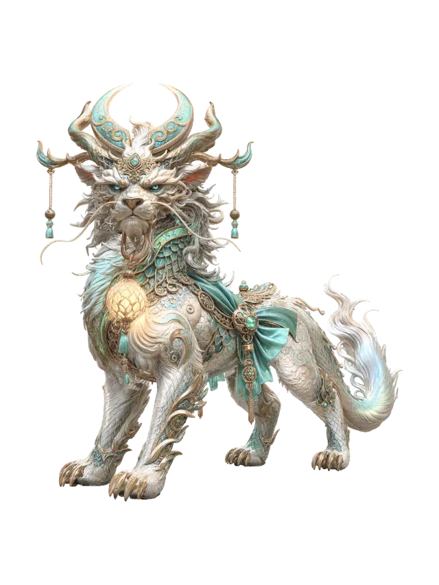 Lunar Festival - Moonlight 3D model, vytvořený pomocí AI