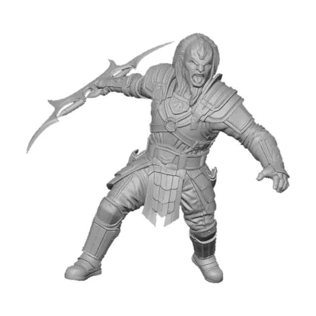 3D model for Klimgon warrior