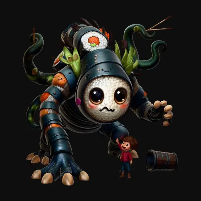 3D model for Gentle Colossus Kawaai by Night
