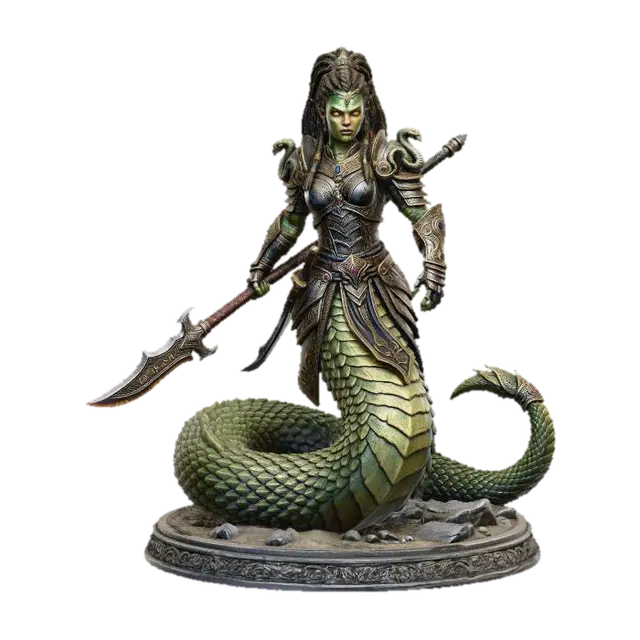 Empress of the Coil - Tabletop 3D model, vytvořený pomocí AI