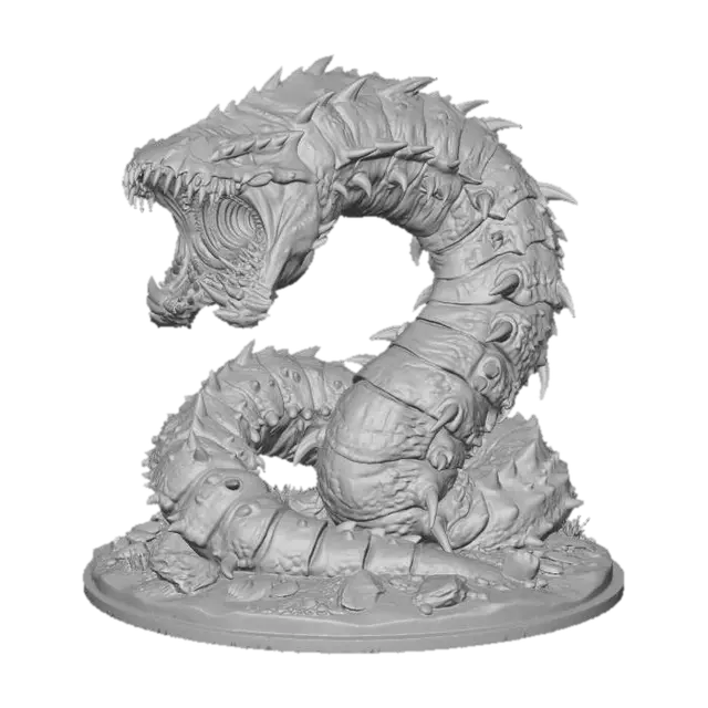 3D model for Sandworm Boss Monster
