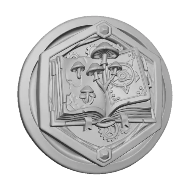 3D model for Fungal Codex Emblem
